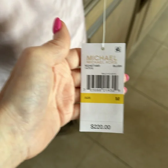 Michael Kors Spring Hooded Blush Jacket